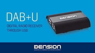 Dension DABU DBU3GEN  Unboxing Installation and Usage [upl. by Nnylrefinnej468]