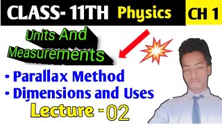 11th Physics Chapter 01  Units and Measurement  Lecture 02  MH Board [upl. by Reube]