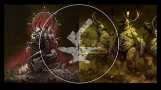 Slaves to Darkness VS Maggotkin of Nurgle  Warhammer Age of Sigmar 3 Season 3 Battle Report [upl. by Winters]