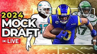 NFL Fantasy Mock Draft 2024 feat Lonny Part 2  Half PPR Deutsch [upl. by Liag384]