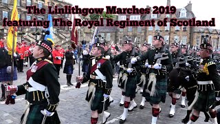 The complete Linlithgow Marches 2019  Royal Regiment of Scotland [upl. by Mozart492]