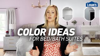 4 Bold Color Combos for Bed  Bath Suites  Lowes Design Basics [upl. by Hasin28]