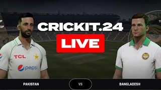 Pakistan Vs Bangladesh  Test Series  Live  2024  Captain Shan Masood [upl. by Anaihr57]