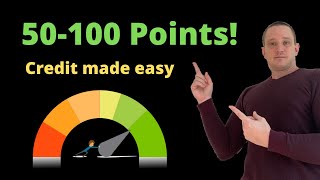 DIY Credit Repair Easy 50100 Point Increase [upl. by Nosmirc631]