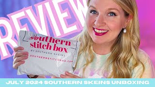 YARN REVIEW Southern Skeins July 2024 Sock Weight Box [upl. by Adlemy]