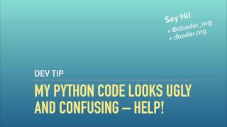 My Python Code Looks Ugly and Confusing – Help [upl. by Campman]