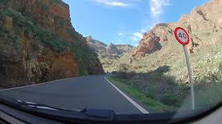 Gran Canaria from Ingenio to Barranco de Guayadeque and back [upl. by Hauger788]