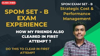 SET B Costing SPOM  Exam Experience  Important questions asked in exam [upl. by Eeroc]