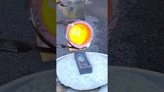 Pouring Molten Copper copper brass bronze gold [upl. by Siramed]