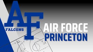 Air Force Basketball  Princeton Offense Breakdown  Point  Chin  Low  Bonus 21 Early Offense [upl. by Refennej]