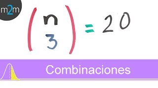 Usando la Fórmula de COMBINACIONES │ ejercicio 1 [upl. by Fanchan]