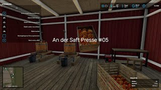 LS22 Hof Bergmann  Version 15  An der Saft Presse  Wir erkunden das Sommer Update 05 [upl. by Icyak]