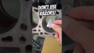 DIY Mechanic Tip How To Remove Gasket Material Faster [upl. by Airdnahs501]