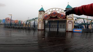 Herring fishing CONEY ISLANDS STEEPLECHASE PIER  Herrings Hot dogs amp Rides [upl. by Gideon987]