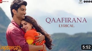 Qaafirana Cover Song By Rohit Kumar arijtsingh sushantsinghrajput saraalikhan nikhitagandhi [upl. by Yeliak]