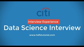 Citi Bank Data Science Machine Learning Interview Questions and Answers [upl. by Wons]