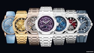 New Audemars Piguet 2024 Releases  purple dial white ceramic perpetual calendar John Mayer RO QP [upl. by Llennyl]