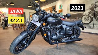 2023 New Jawa 42 21 Dual Channel ABS Review🔥 Price amp Mileage Features Update Jawa bike [upl. by Keemahs]