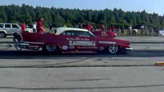 1300HP 57 Chrysler 300C 565cid NOS 14mile drag race [upl. by Irved432]