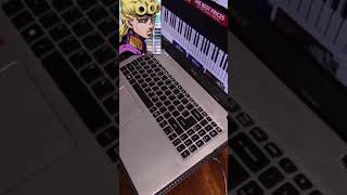 Giornos Theme but with Computer Keyboard shorts [upl. by Augustin]