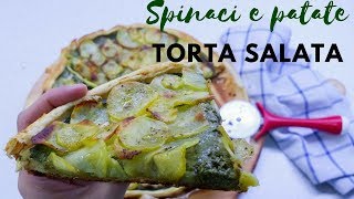 TORTA SALATA PATATE E SPINACI buonissima RICETTE DI GABRI Kitchen Brasita [upl. by Alimak]