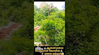 ⛰️பெருமாள் கோவில் ஆனைமலை மலை கோயில் 🙏 viralvideos travel perumalkovilpollachi பெருமாள் vlog [upl. by Inglebert]