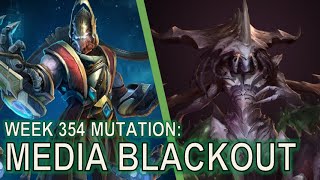 Lowko gets all the crystals in Darkness  Starcraft II CoOp Mutation 354 Media Blackout [upl. by Adeuga489]