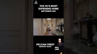 Inside the Most Expensive Home Sold in Orange County  258M Newport Coast Mansion Tour [upl. by Odrick]