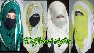 Different scarf styles for girls on 14 August Azadi Mubarak [upl. by Maer]