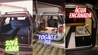 Ecosport 4X4 camper Mini motorhome  Construção parte 01 [upl. by Tower]