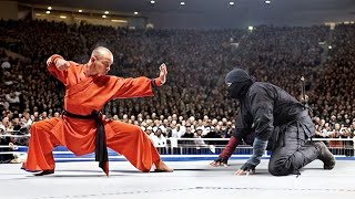 Ninja VS Kung Fu Master Shaolin  Dont Mess With Shaolin Monk [upl. by Namrehs]