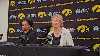 Iowa womens basketball PSU Post [upl. by Daberath]