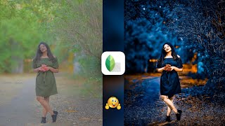 New Snapseed Photo Editing Trick 😯  Lightroom  Snapseed Background Colour Change Effect [upl. by Idet940]