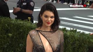 Kendall Jenner arrives at 2017 Met Gala [upl. by Ydnac]