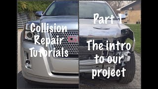 Rebuilding a totaled vehicle tutorial part 1 Intro to the project and disassembly [upl. by Castara]