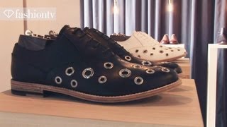 Sergio Rossi SpringSummer 2013 Mens Shoes  Milan Mens Fashion Week  FashionTV FMEN [upl. by Brout461]