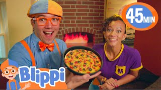 Blippi And Meekah Pretend Play Together  BEST OF BLIPPI TOYS  Educational Videos for Kids [upl. by Akceber]