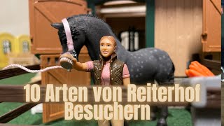 10 Arten von Reiterhof Besuchern🐴 mit Nonnilove [upl. by Cirala]