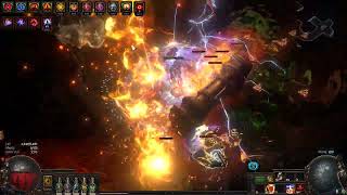 PoE RF Chieftain Lv98  T17 Fortress Abyss Farm 325 [upl. by Pond]