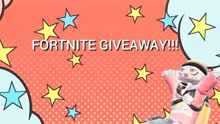 Fortnite giveaway [upl. by Dranyer]