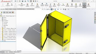 Design a Panel Box Use Solidworks [upl. by Caines391]