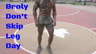 Best Home Calisthenics Leg Workout No Weights  Broly Gainz  Thats Good Money [upl. by Delora]