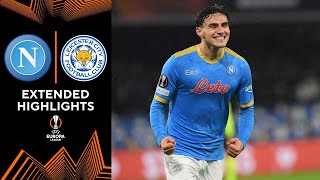 Napoli vs Leicester City Extended Highlights  UEL  Group Stage  MD 6  CBS Sports Golazo [upl. by Llenyl]