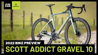 Bike Preview 2022 Scott Addict Gravel 10 CX Bike  Run and Ride [upl. by Koffman707]