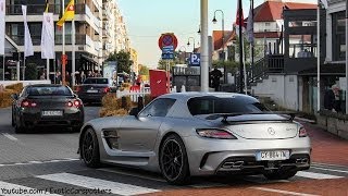 Supercar Convoy  SLS AMG Black Series Gallardo LP5704 Spyder Performante MP412C  1080p HD [upl. by Ondrej]