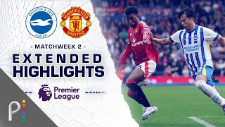 Brighton v Manchester United  PREMIER LEAGUE HIGHLIGHTS  8242024  NBC Sports [upl. by Huskamp]