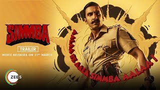 Simmba  Trailer  Ranveer Singh Sara Ali Khan amp Sonu Sood  Streaming 21st March On ZEE5 [upl. by Becker]