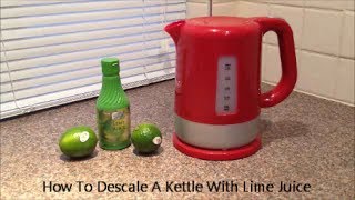 How To Descale A Kettle With Lime Juice [upl. by Benoite775]