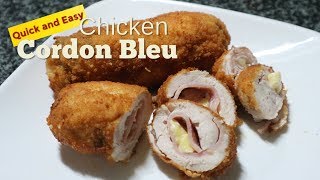 Easy Homemade CORDON BLEU  No Bake [upl. by Alaehs754]