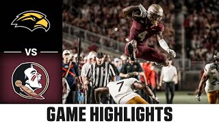 Southern Miss vs Florida State Game Highlights  2023 ACC Football [upl. by Haiel637]